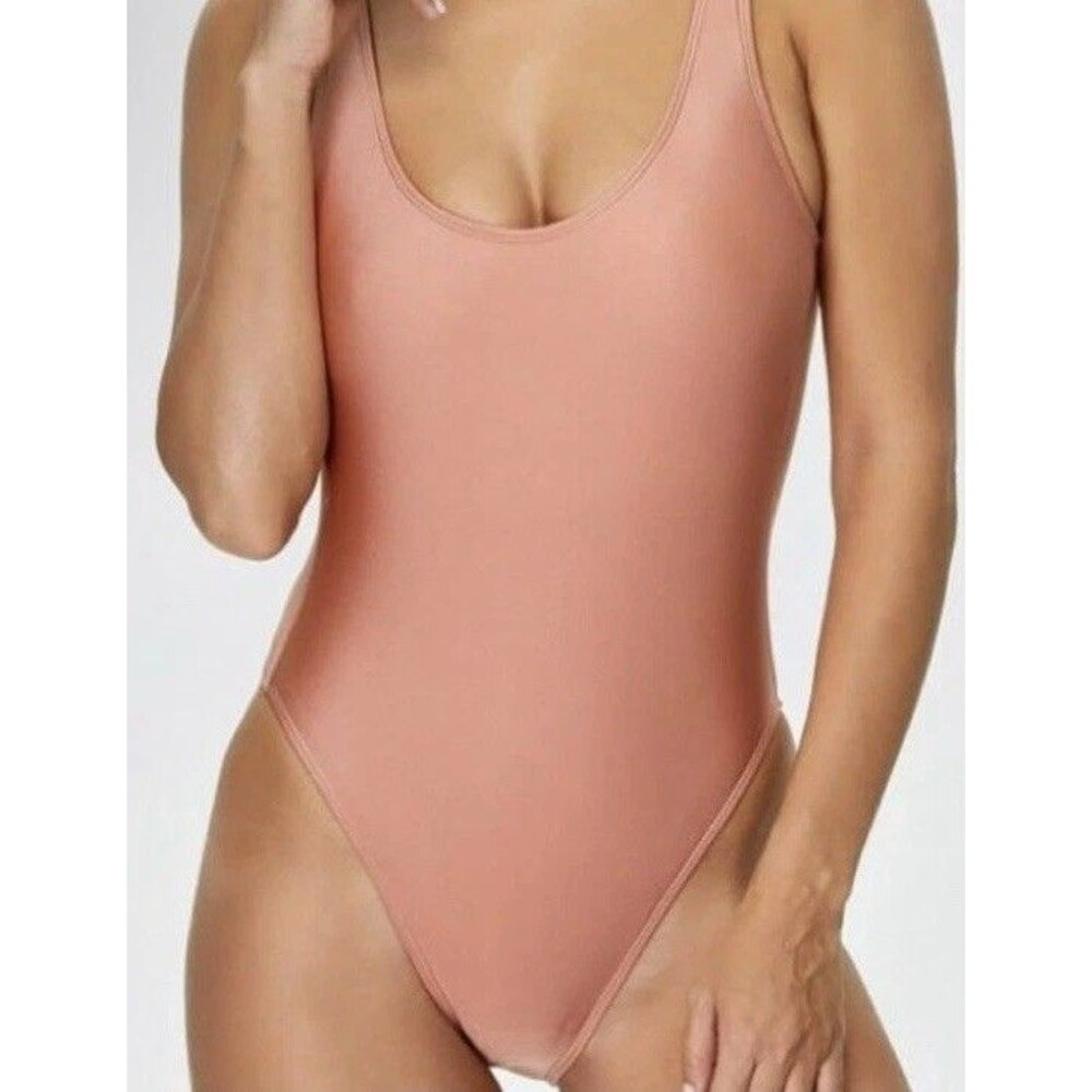 NEW ZAFUL Rose‎ Gold One Piece Bathing suit Womens Size Medium
